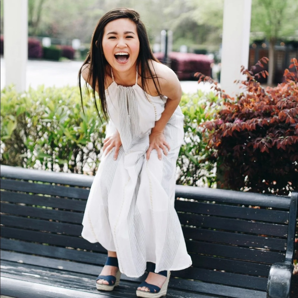 American threads maxi dress